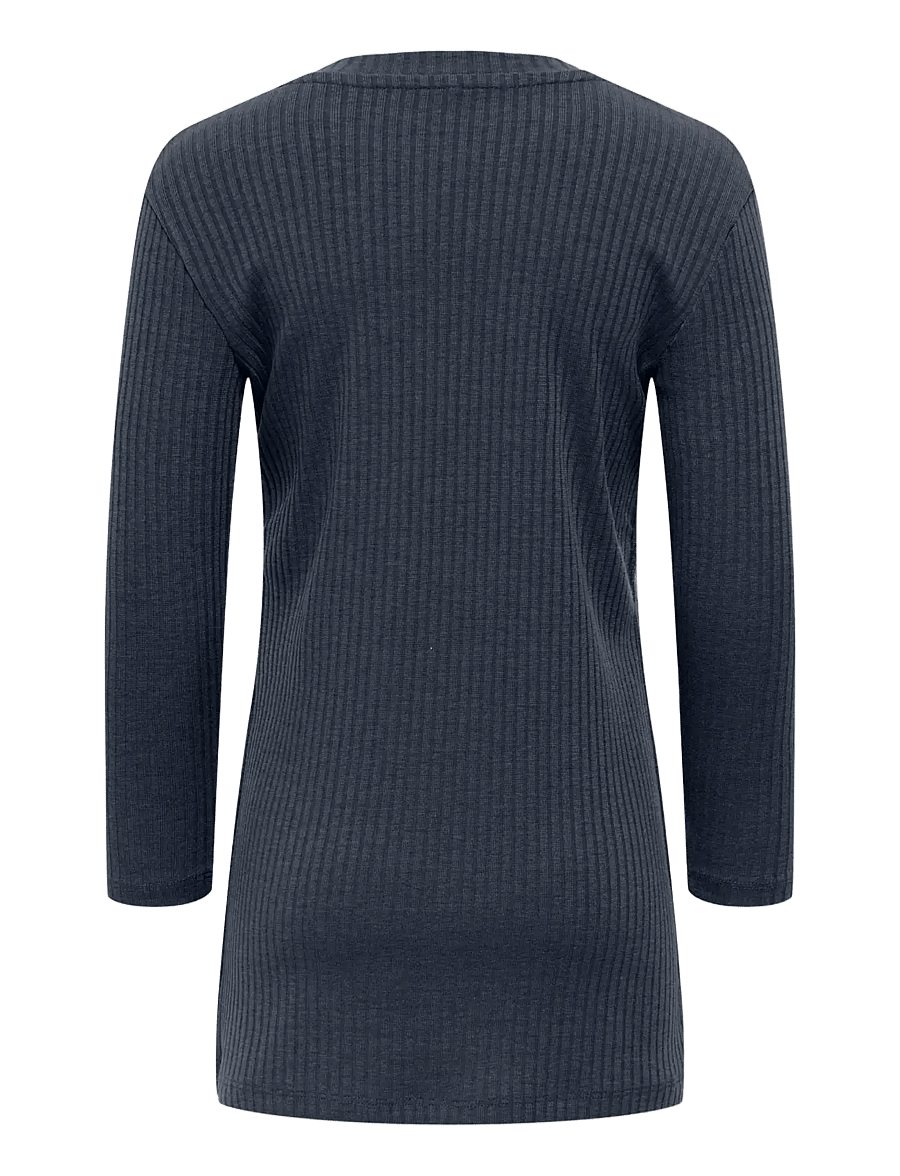 Kids Only - KMGTELLA LIFE SOLID L/S DRESS JRS - langærmede hverdagskjoler - ombre blue - 2