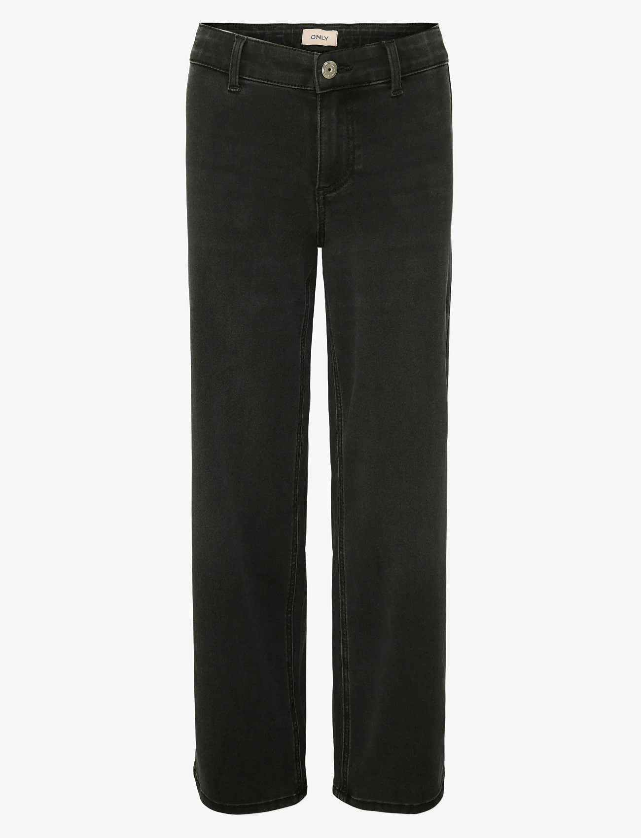 Kids Only - KOGSYLVIE CLEAN WIDE LEG WB DNM PIM - brede jeans - washed black - 0