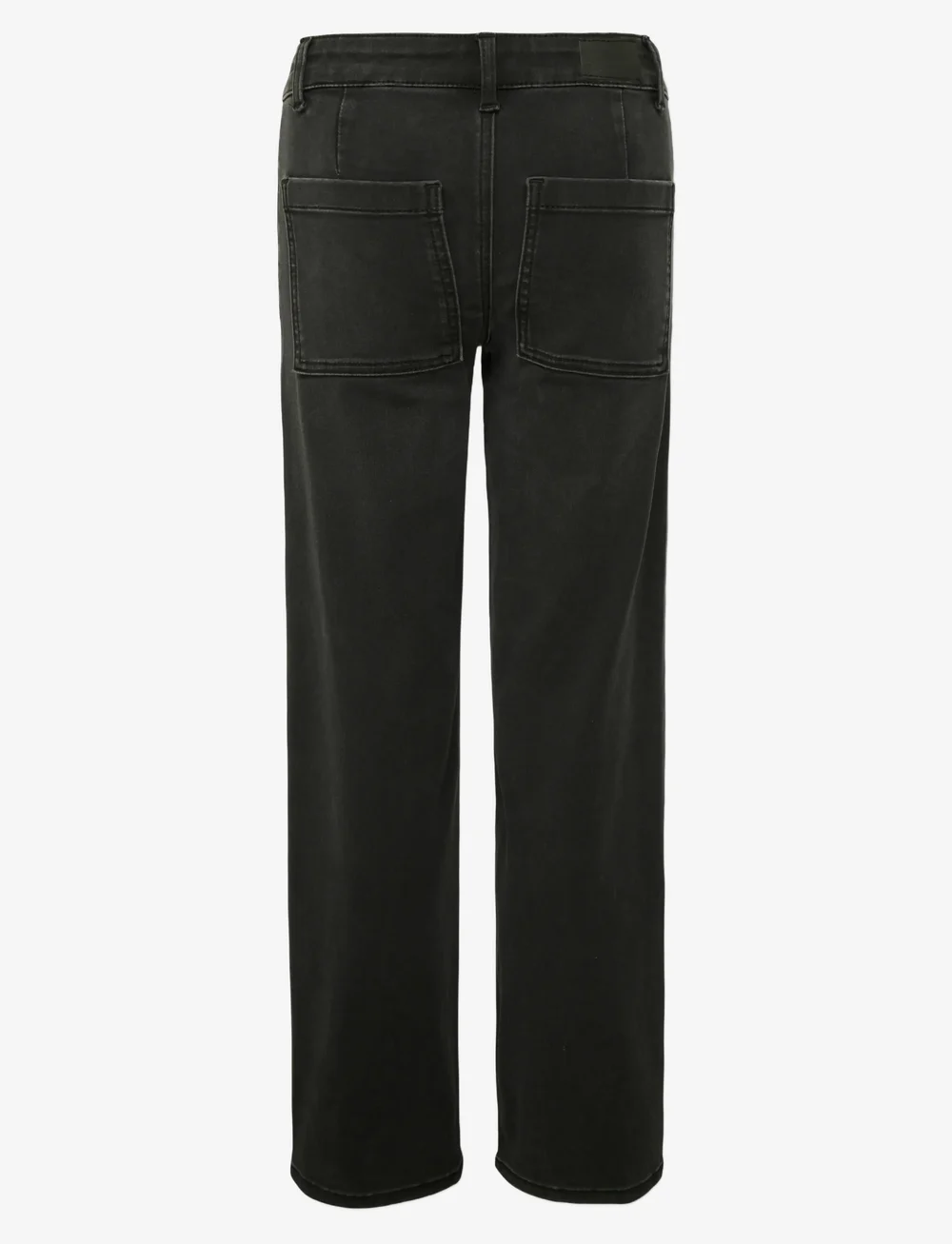 Kids Only - KOGSYLVIE CLEAN WIDE LEG WB DNM PIM - hosen mit weitem bein - washed black - 1