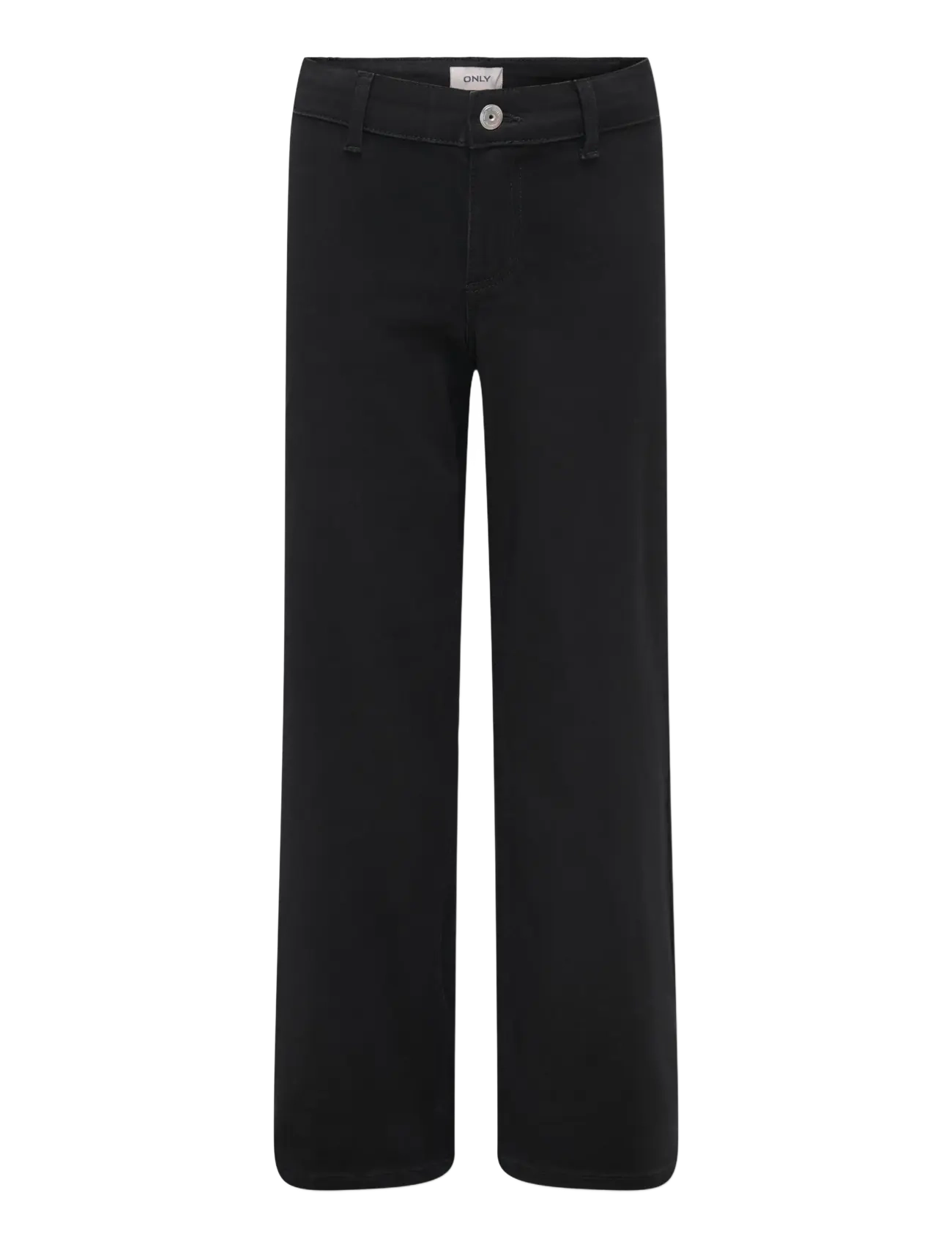 Kids Only KOGSYLVIE CLEAN WIDE LEG BLACK DNM PIM - Jeans - BLACK / black