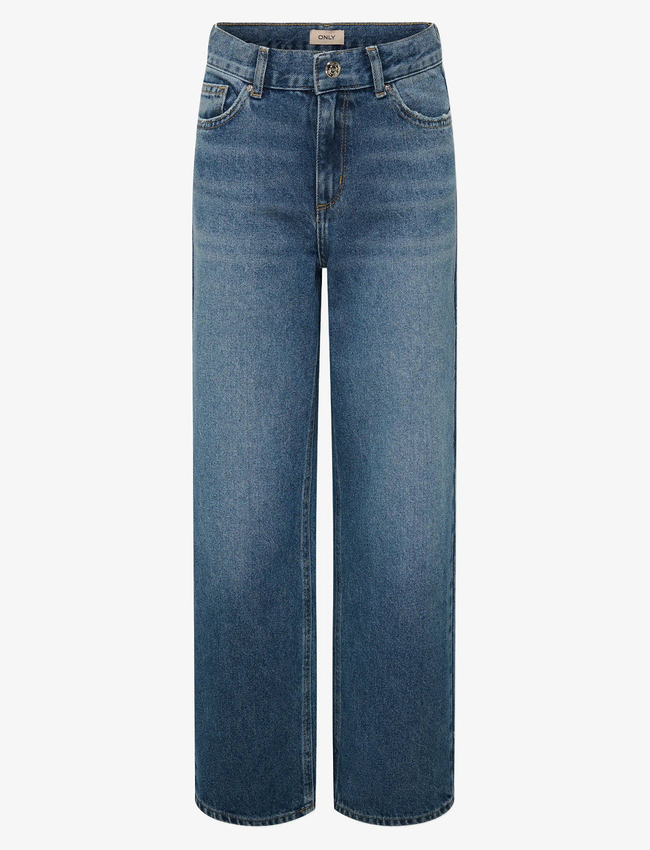 Kids Only - KOGELLA MW WIDE TAI524 DNM - brede jeans - dark blue denim - 0