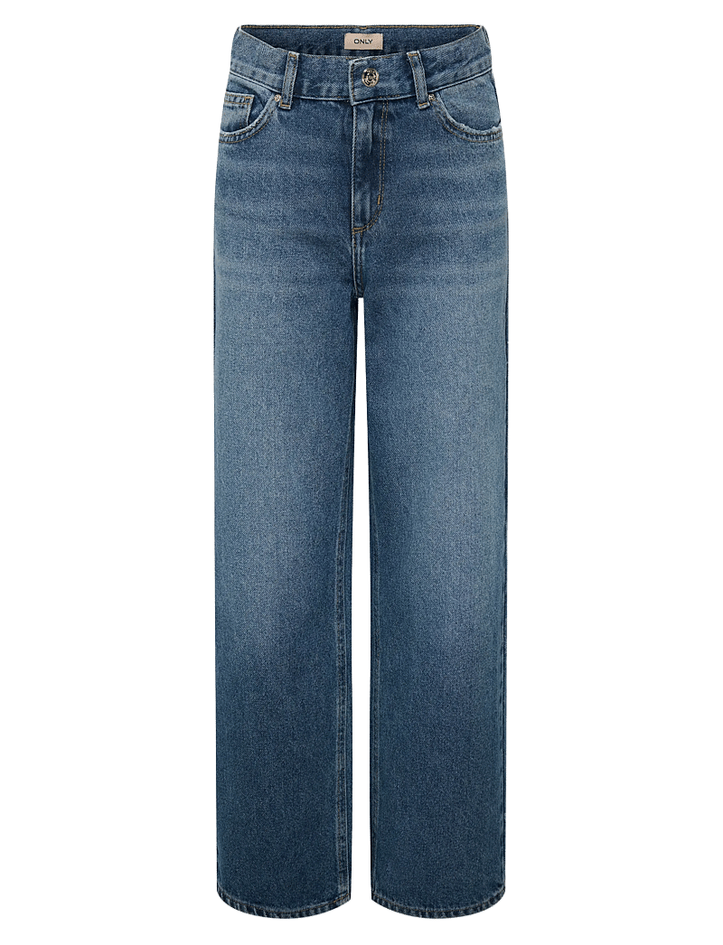 Kids Only - KOGELLA MW WIDE TAI524 DNM - hosen mit weitem bein - dark blue denim - 0