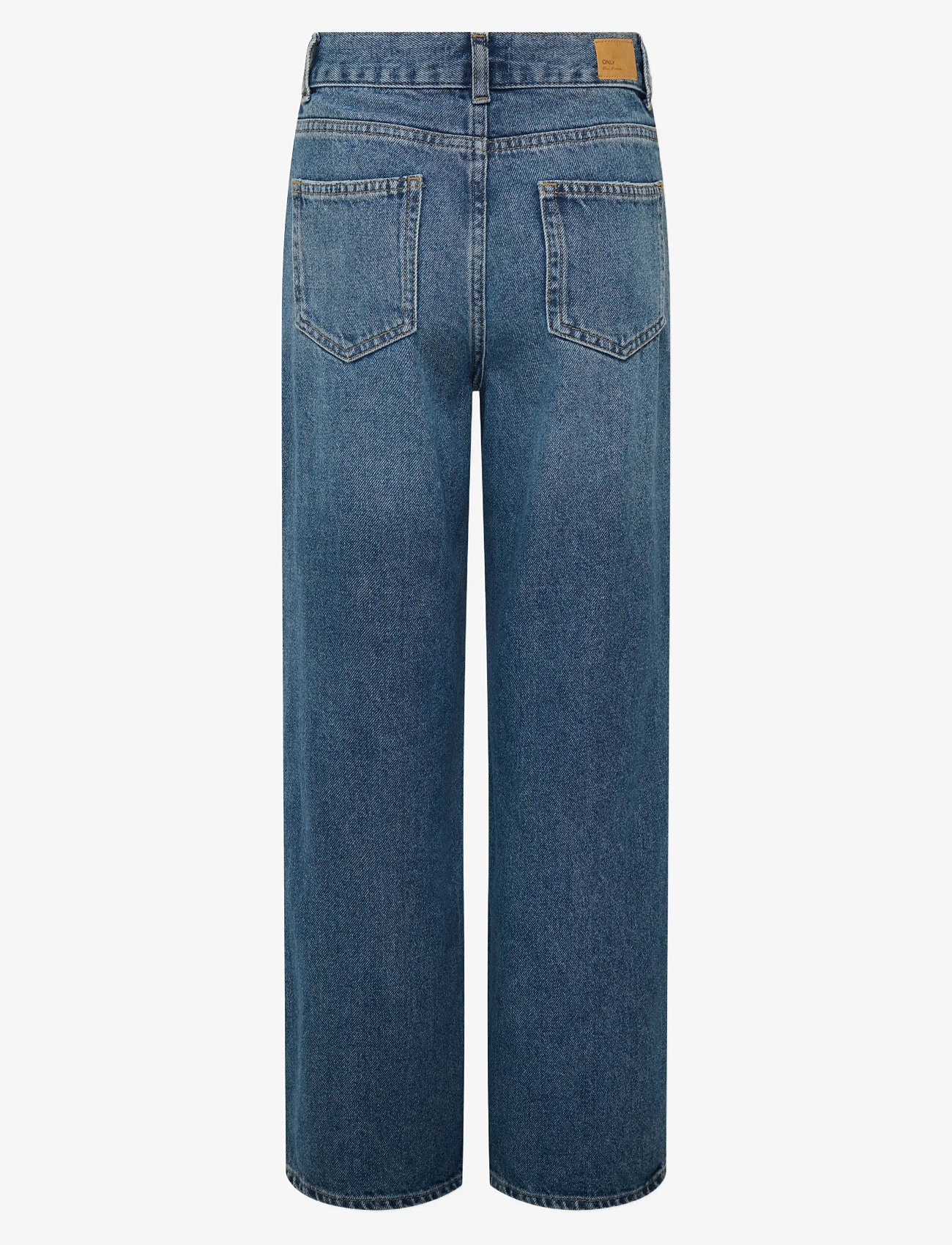 Kids Only - KOGELLA MW WIDE TAI524 DNM - brede jeans - dark blue denim - 1