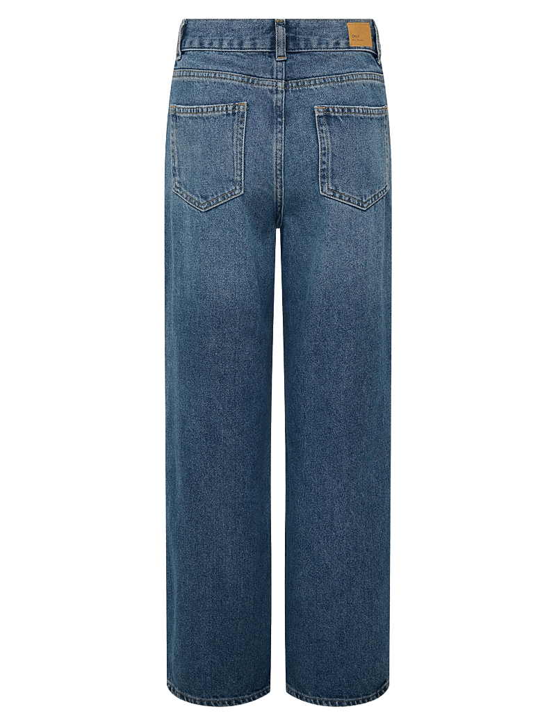 Kids Only - KOGELLA MW WIDE TAI524 DNM - hosen mit weitem bein - dark blue denim - 1