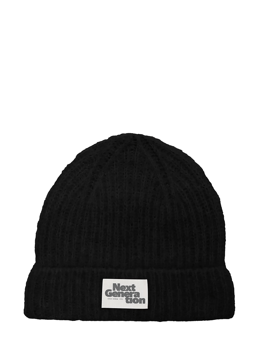 Kids Only - KOGSIMARA LIFE KNIT BEANIE CP ACC - kootud mütsid - black - 0