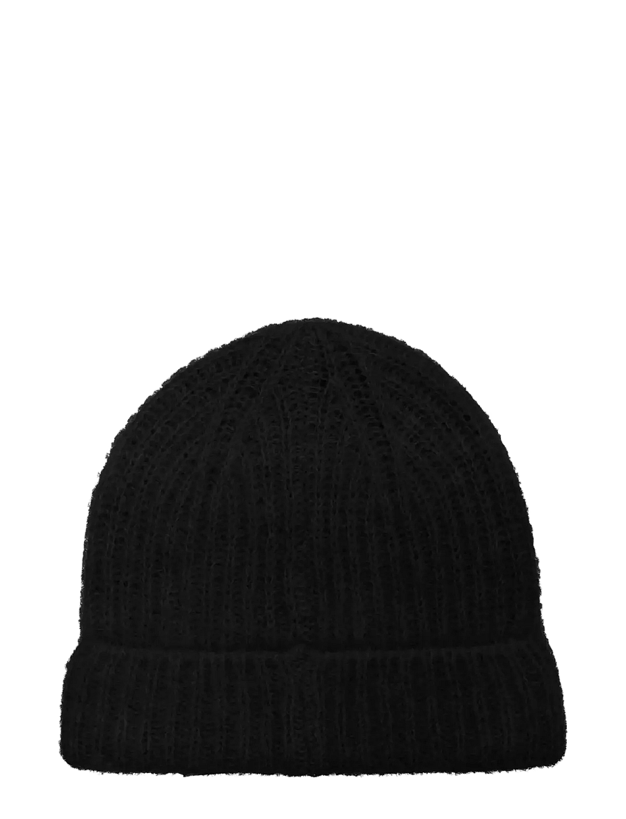 Kids Only - KOGSIMARA LIFE KNIT BEANIE CP ACC - kootud mütsid - black - 1