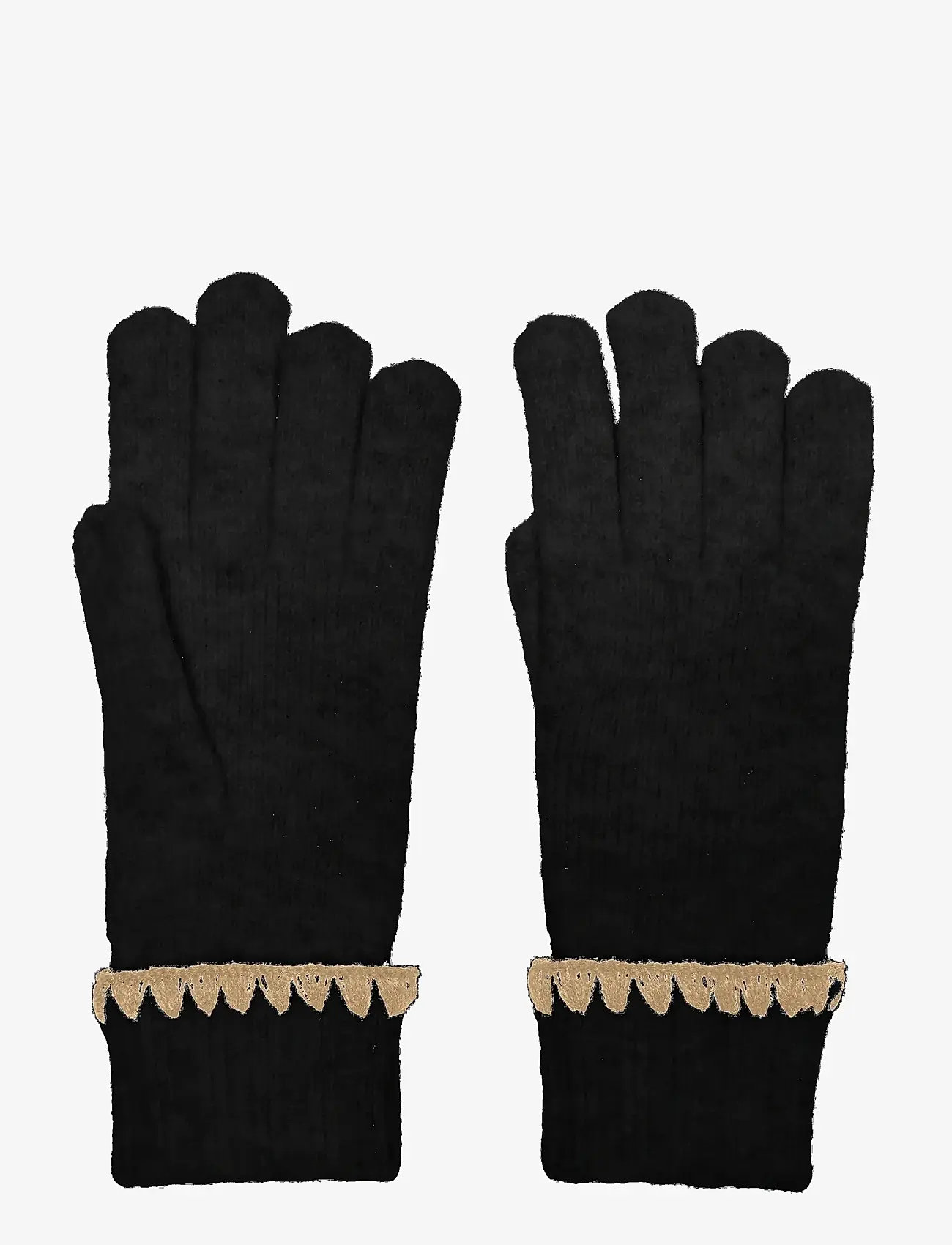 Kids Only - KOGLEA LIFE EMBROIDERY GLOVES CP ACC - kindad - black - 0