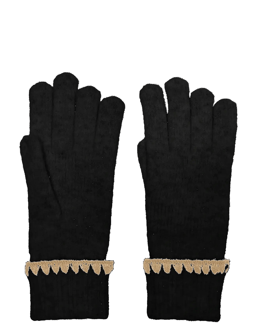 Kids Only - KOGLEA LIFE EMBROIDERY GLOVES CP ACC - kindad - black - 0