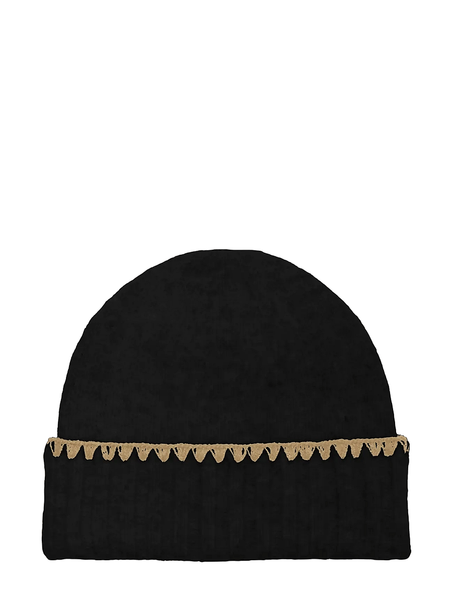 Kids Only - KOGLEA LIFE EMBROIDERY BEANIE CP ACC - beanies - black - 0