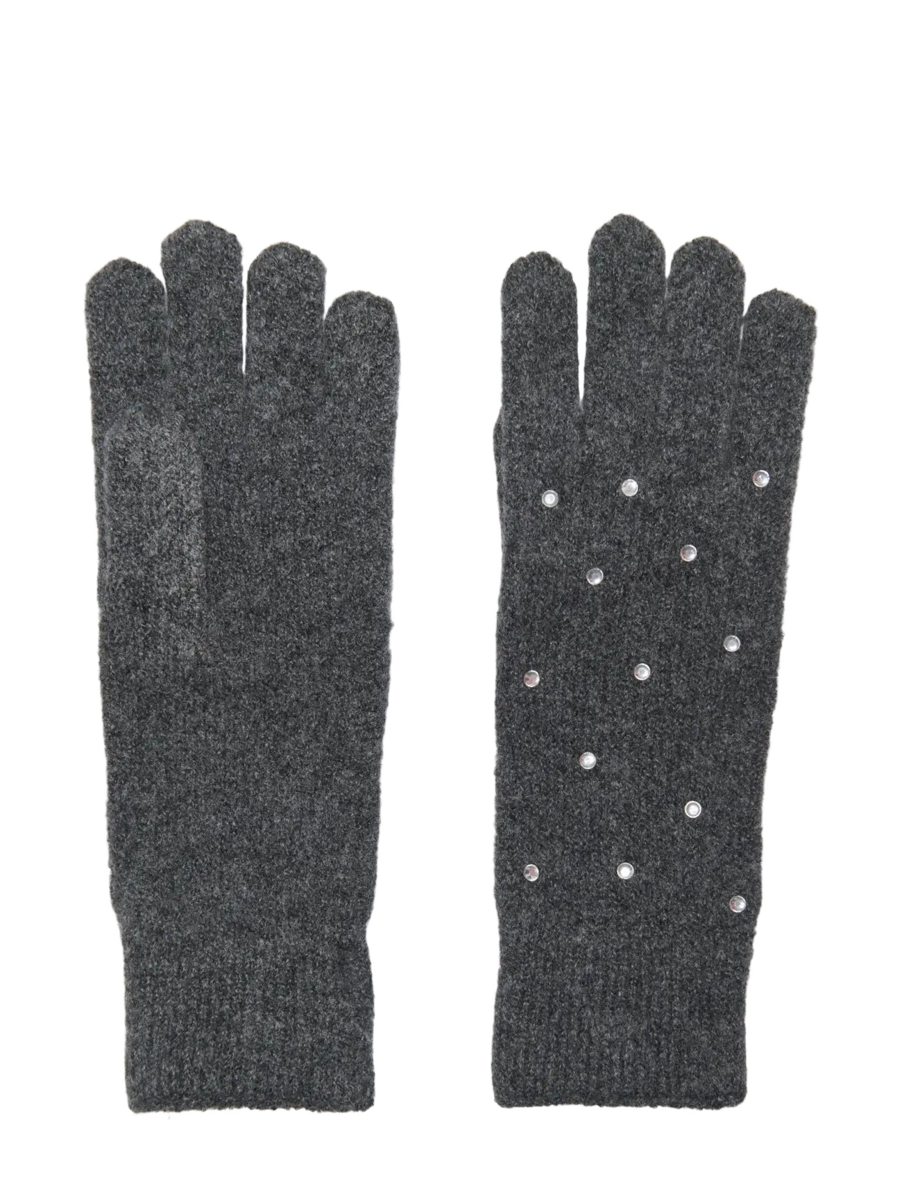 Kids Only KOGCHYNA LIFE KNIT SOFT GLOVES CP ACC - Handschuhe & Fäustlinge - DARK GREY MELANGE / grey