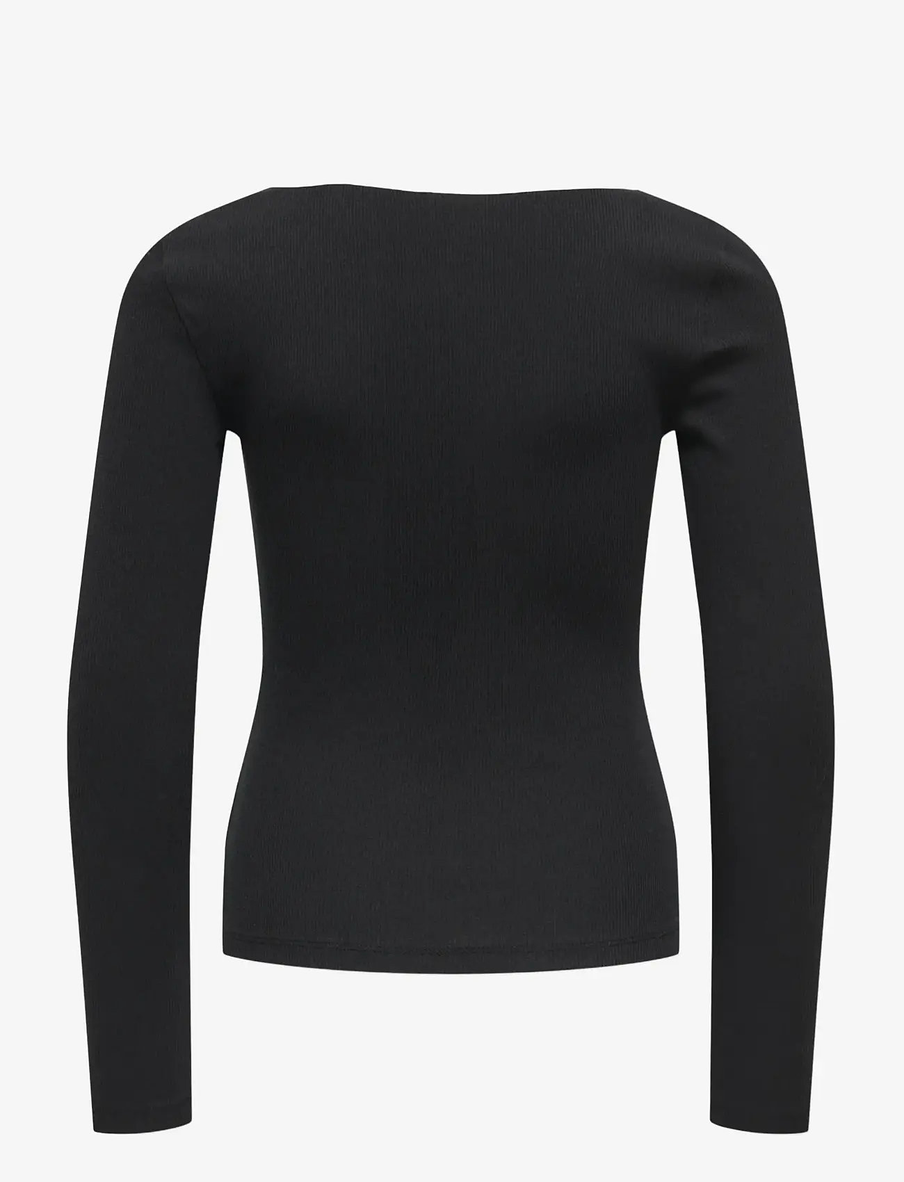 Kids Only - KOGSOFIA L/S BOW TOP JRS - pikkade varrukatega t-särgid - black - 1