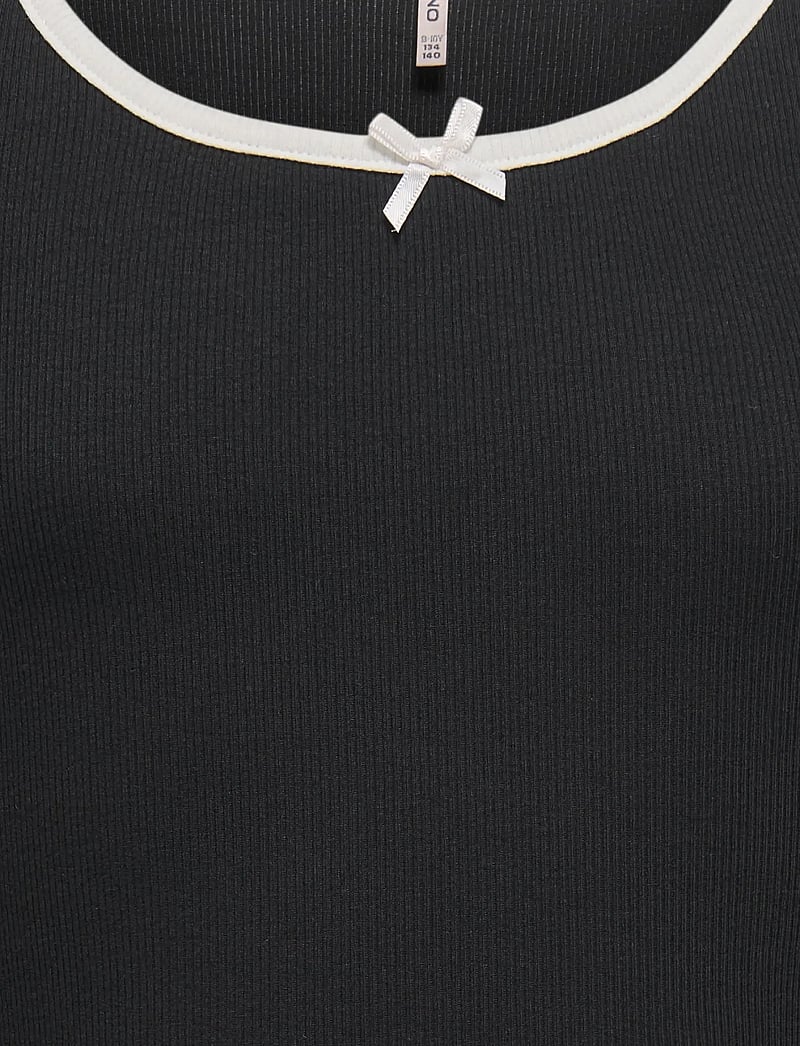 Kids Only - KOGSOFIA L/S BOW TOP JRS - langärmelig - black - 2