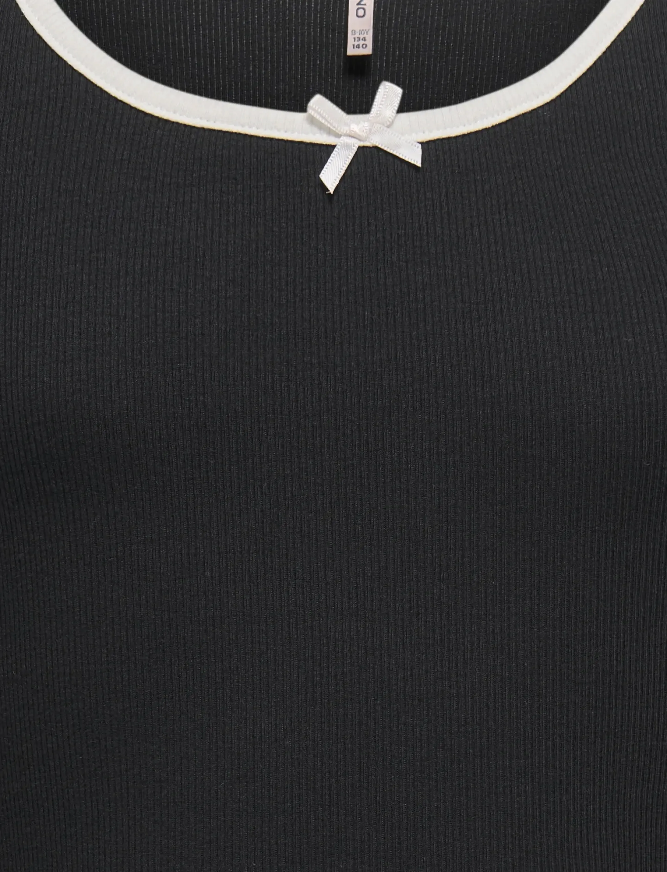 Kids Only - KOGSOFIA L/S BOW TOP JRS - langärmelig - black - 2