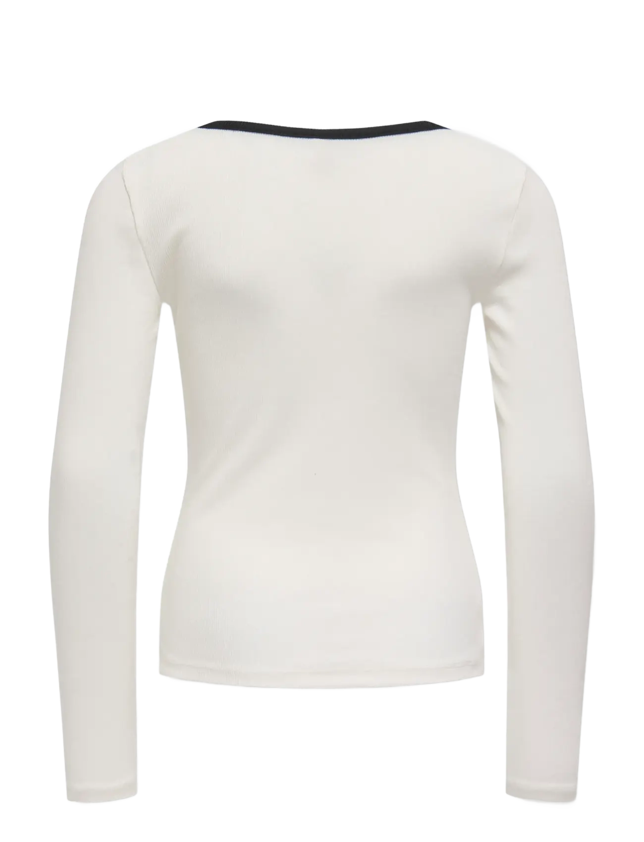Kids Only - KOGSOFIA L/S BOW TOP JRS - pikkade varrukatega t-särgid - cloud dancer - 2