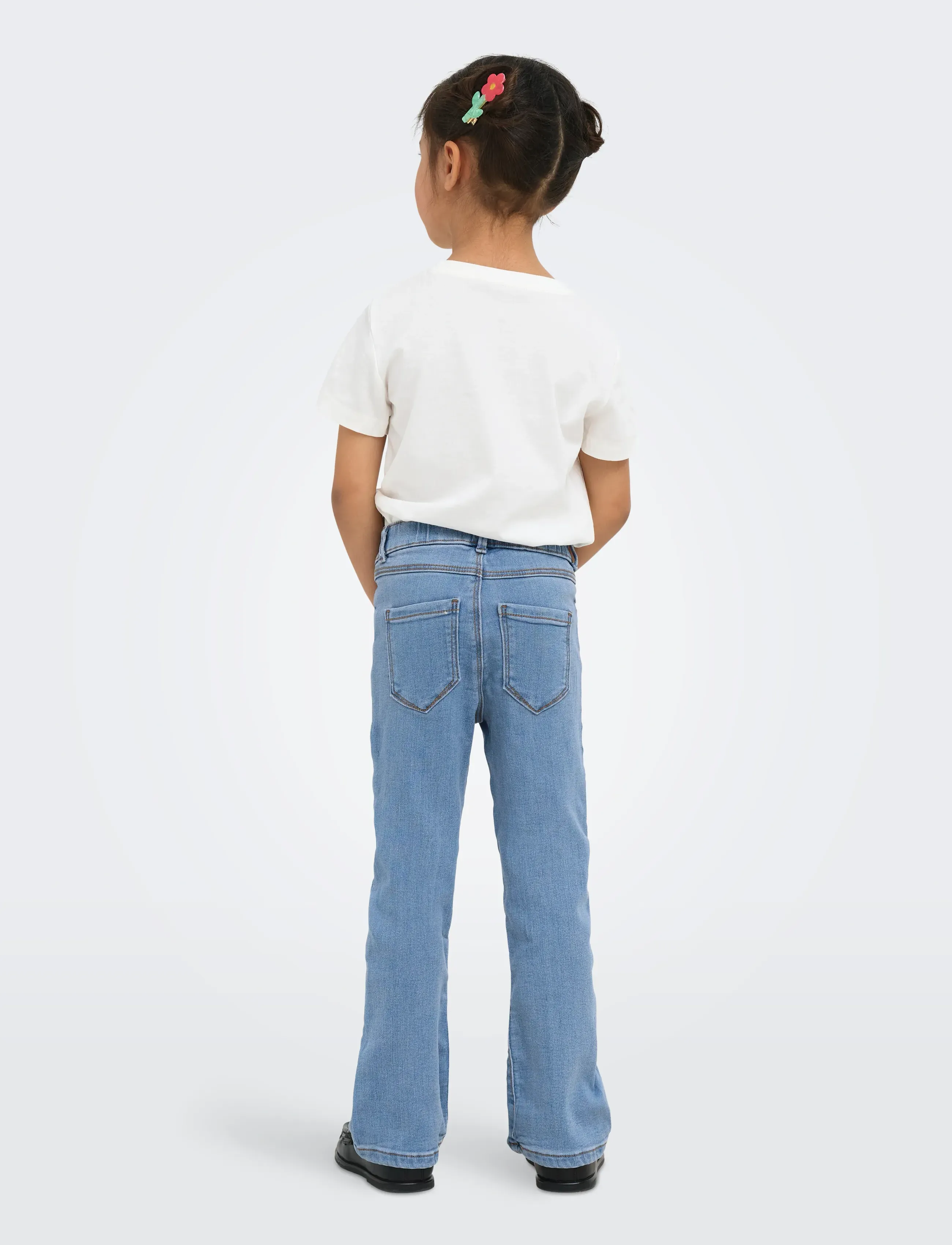 Kids Only - KMGRAIN FLARED ELAST JEANS DNM NOOS - bootcut jeans - medium blue denim - 3