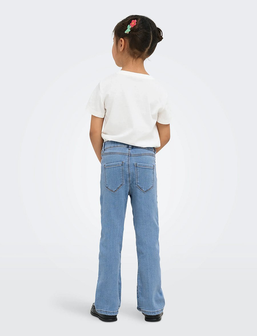 Kids Only - KMGRAIN FLARED ELAST JEANS DNM NOOS - bootcut jeans - medium blue denim - 3