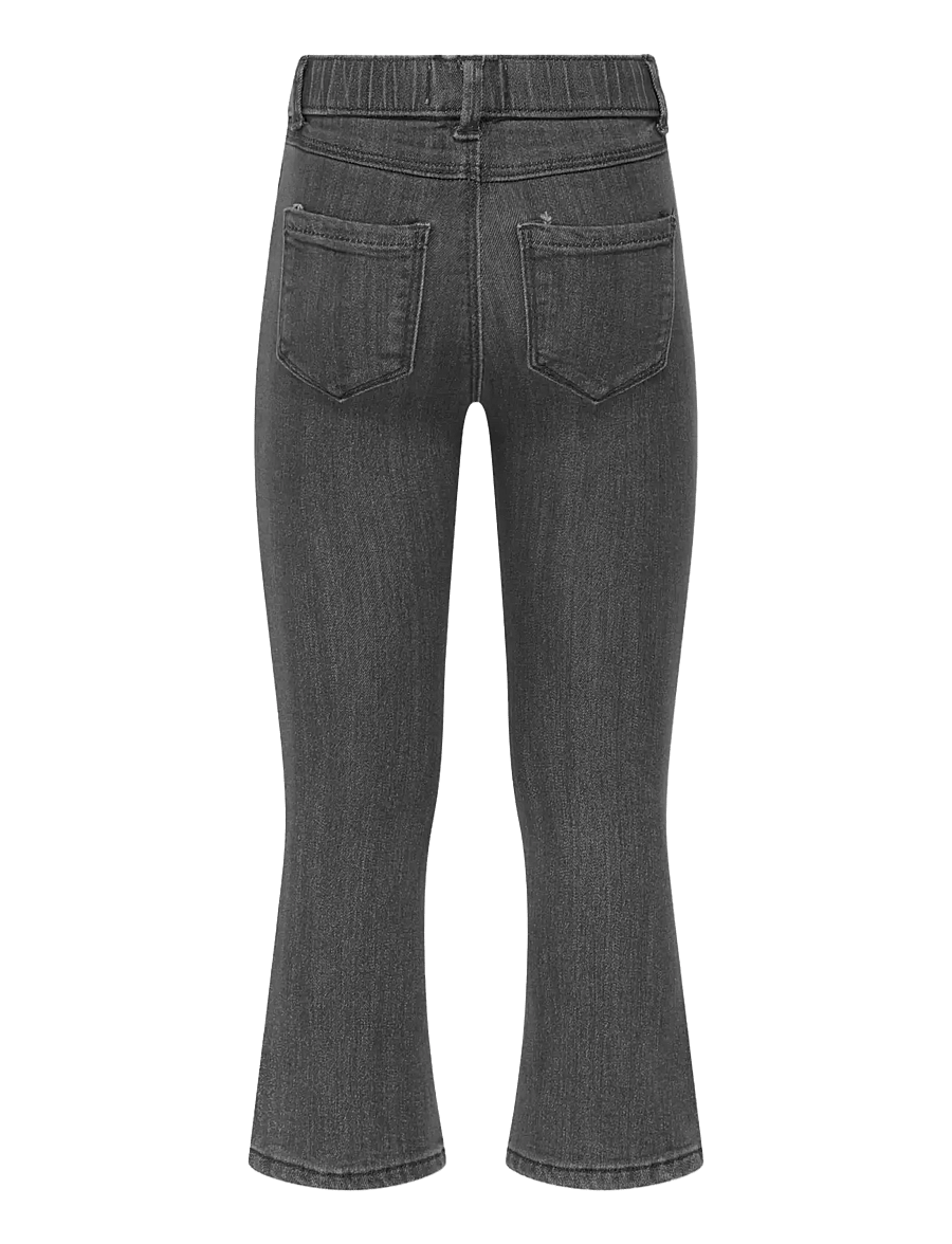 Kids Only - KMGRAIN FLARED ELAST JEANS DNM NOOS - bootcut jeans - medium grey denim - 2