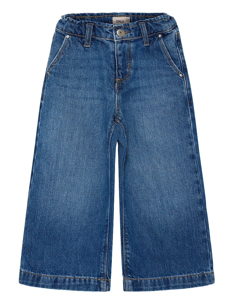 Kids Only - KMGCOMET WIDE LEG DNM MAT085 - jeans met wijde pijpen - medium blue denim - 0