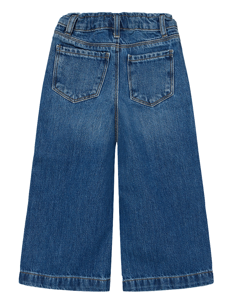 Kids Only - KMGCOMET WIDE LEG DNM MAT085 - jeans met wijde pijpen - medium blue denim - 1