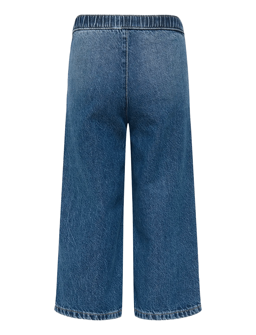 Kids Only - KMGPIERCE WIDE JEANS DNM PIM NOOS - pantalons larges - medium blue denim - 2