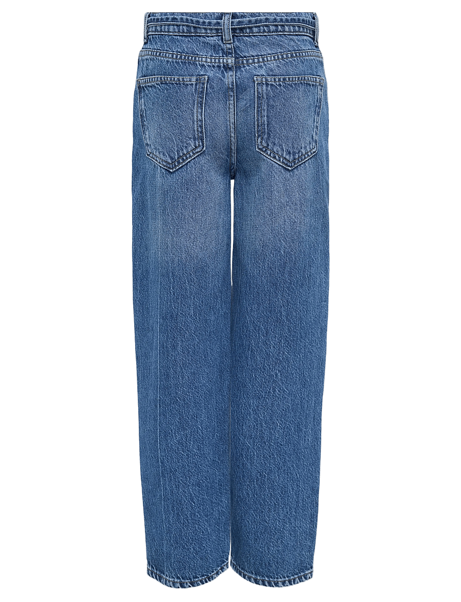 Kids Only - KOGGIANNA STRAIGHT DNM PIM205 NOOS - vaba lõikega teksad - medium blue denim - 2