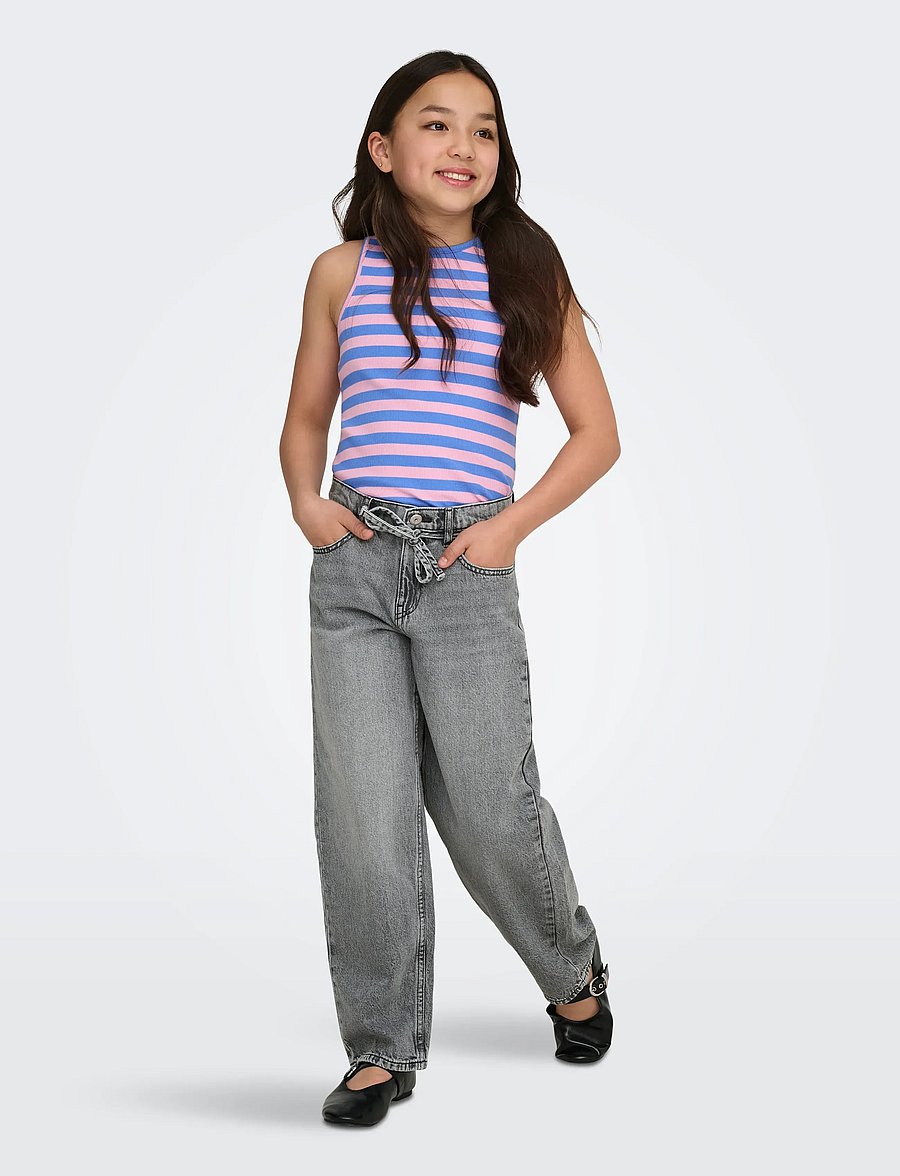 Kids Only - KOGGIANNA STRAIGHT DNM PIM757 NOOS - regular jeans - medium grey denim - 4
