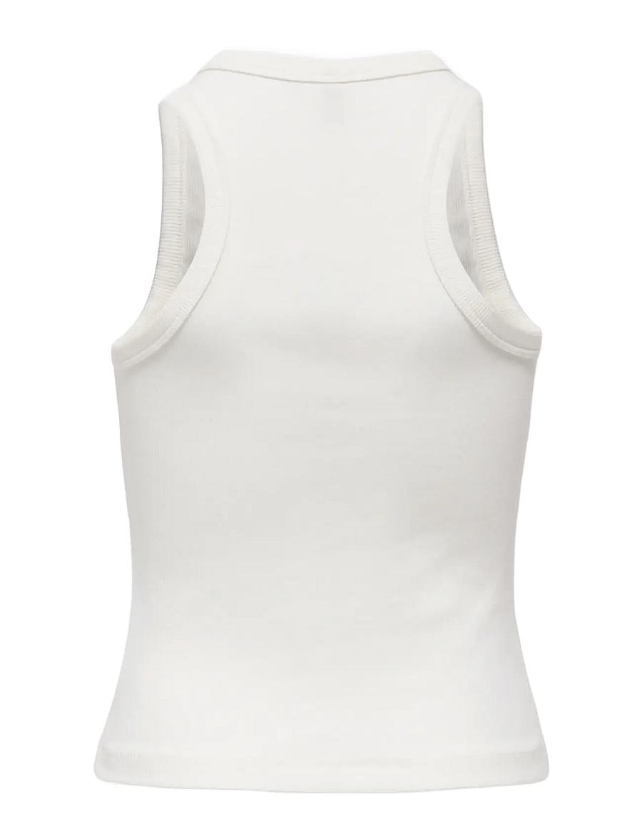 Kids Only - KOGJILL LIFE S/L TANK TOP JRS - Ærmeløs undertrøje - cloud dancer - 1