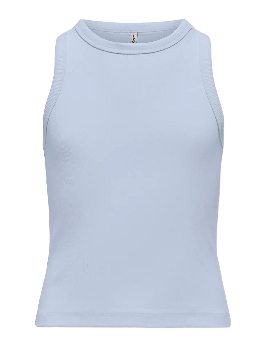 Kids Only - KOGJILL LIFE S/L TANK TOP JRS - soft chambray - 0