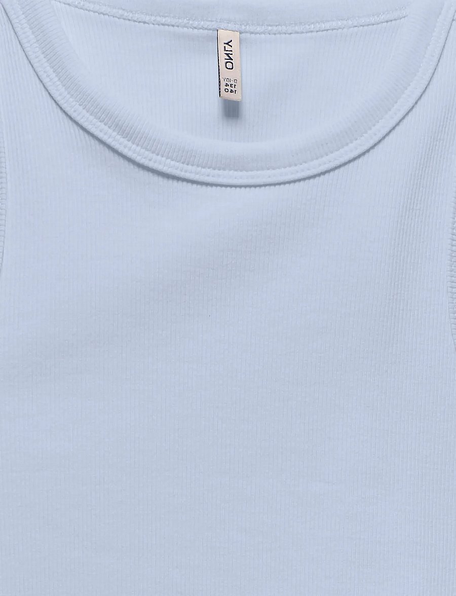 Kids Only - KOGJILL LIFE S/L TANK TOP JRS - soft chambray - 2