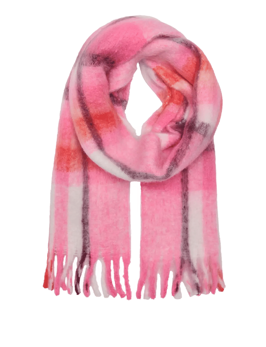 Kids Only - KOGSANNE LIFE KNIT LONG SCARF CP ACC - talvised aksessuaarid - azalea pink - 0