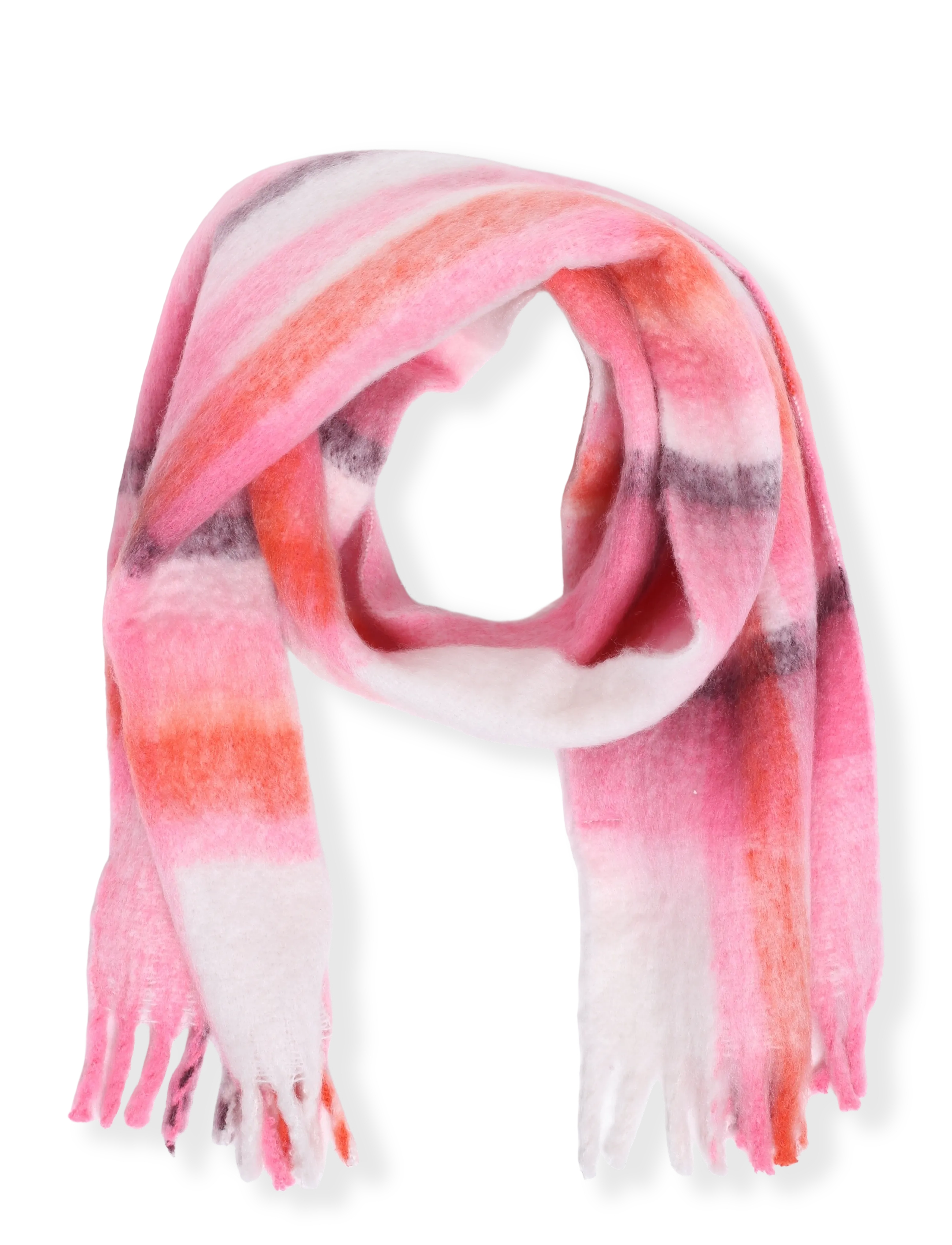 Kids Only KOGSANNE LIFE KNIT LONG SCARF CP ACC - Wintersport - AZALEA PINK / pink/rose