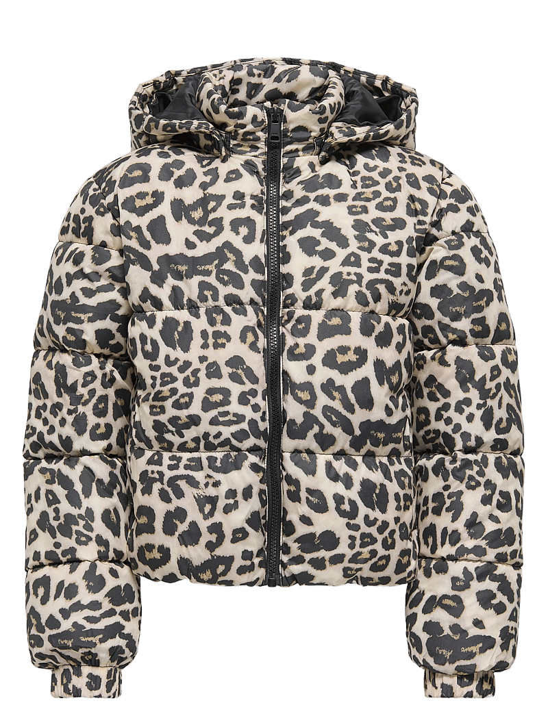 Kids Only - KOGDALIA SHT PUFFER AOP JACKET OTW NOOS - vetrarjakkar - silver mink - 1