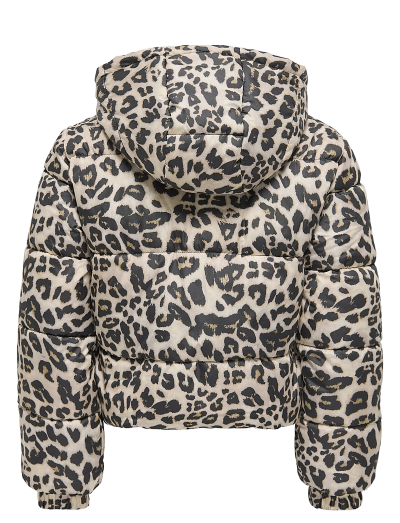 Kids Only - KOGDALIA SHT PUFFER AOP JACKET OTW NOOS - vetrarjakkar - silver mink - 2