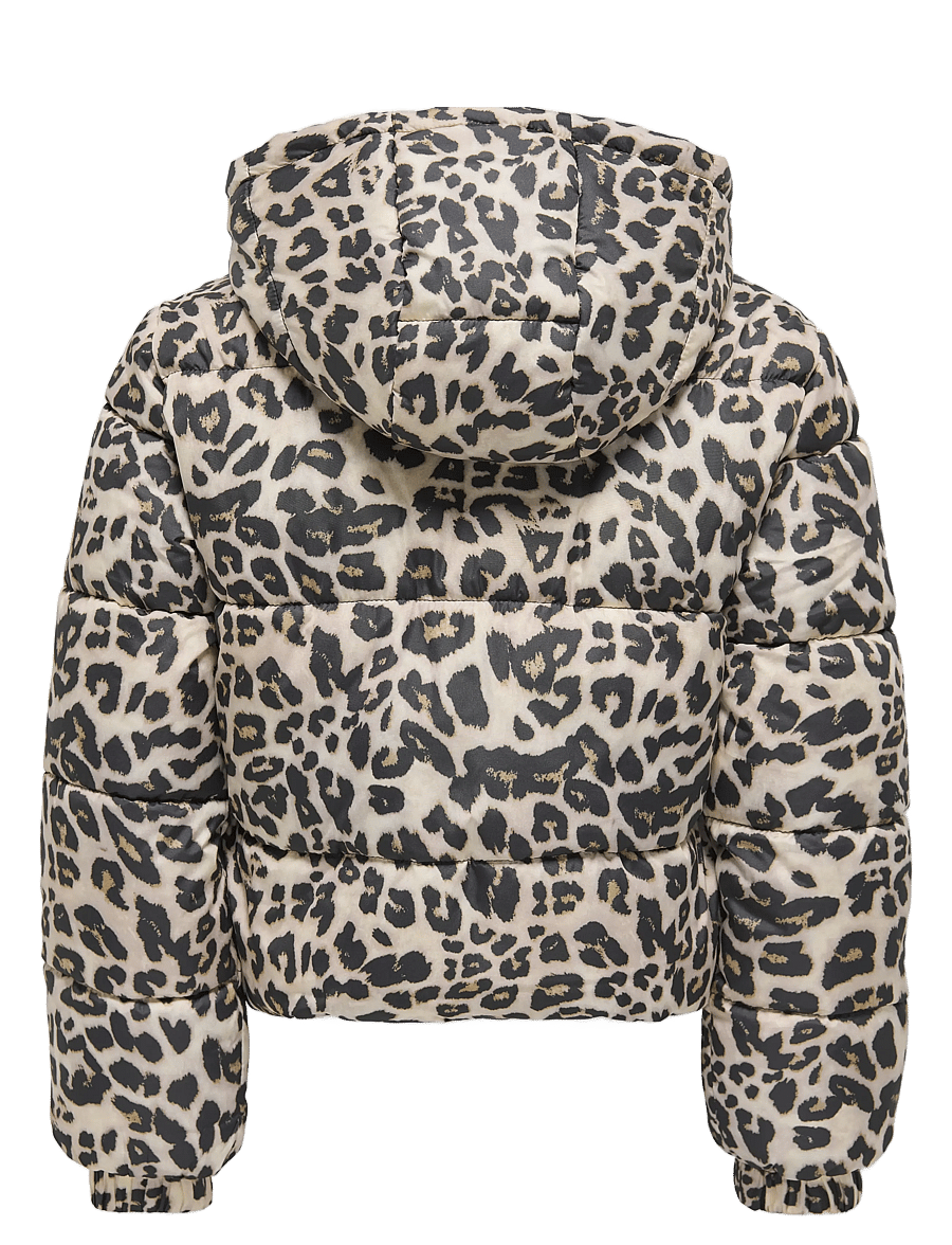 Kids Only - KOGDALIA SHT PUFFER AOP JACKET OTW NOOS - vetrarjakkar - silver mink - 2