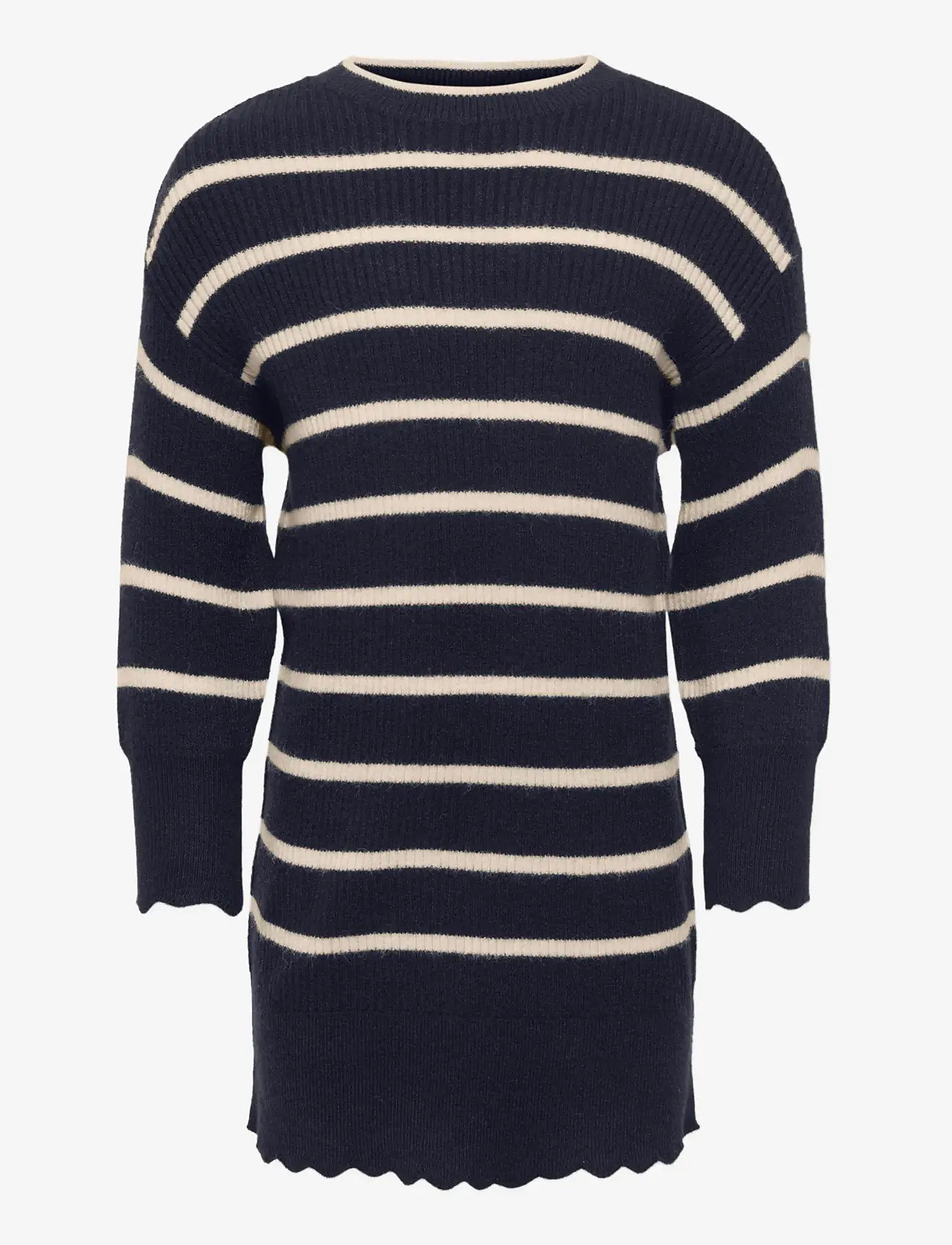 Kids Only - KMGIBI LS O-NECK DRESS CP KNT - langærmede hverdagskjoler - night sky - 0