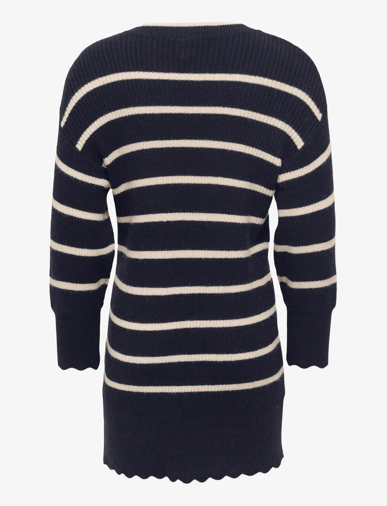 Kids Only - KMGIBI LS O-NECK DRESS CP KNT - langærmede hverdagskjoler - night sky - 1