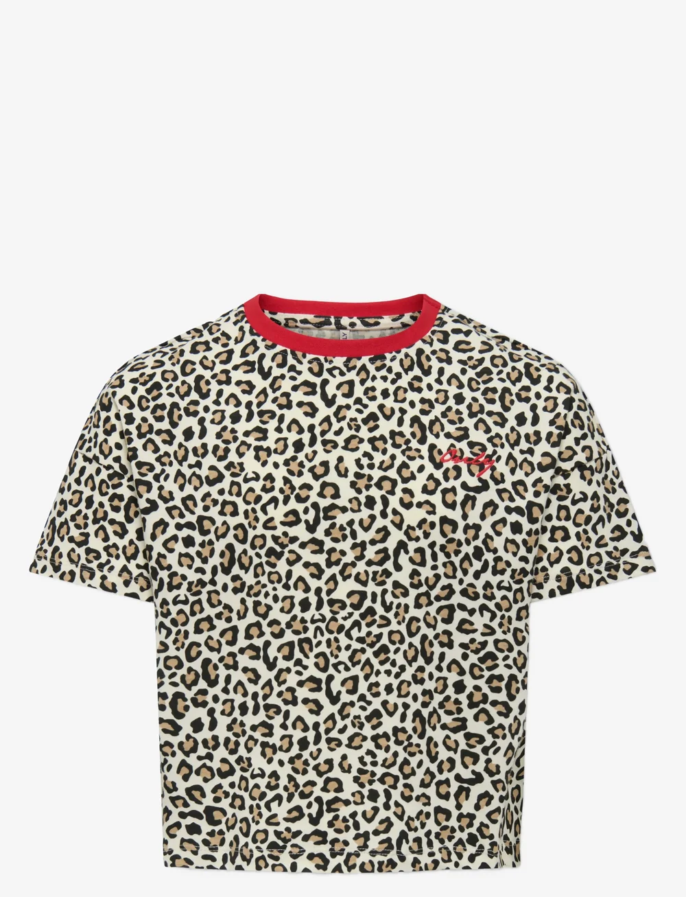 Kids Only - KOGANNA LIFE SS LEO TOP CS JRS - kurzärmelige - antique white - 0