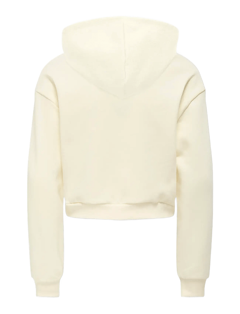 Kids Only - KOGCOOPER LIFE HEART LS HOODIE SWT NOOS - kapuzenpullover - antique white - 1