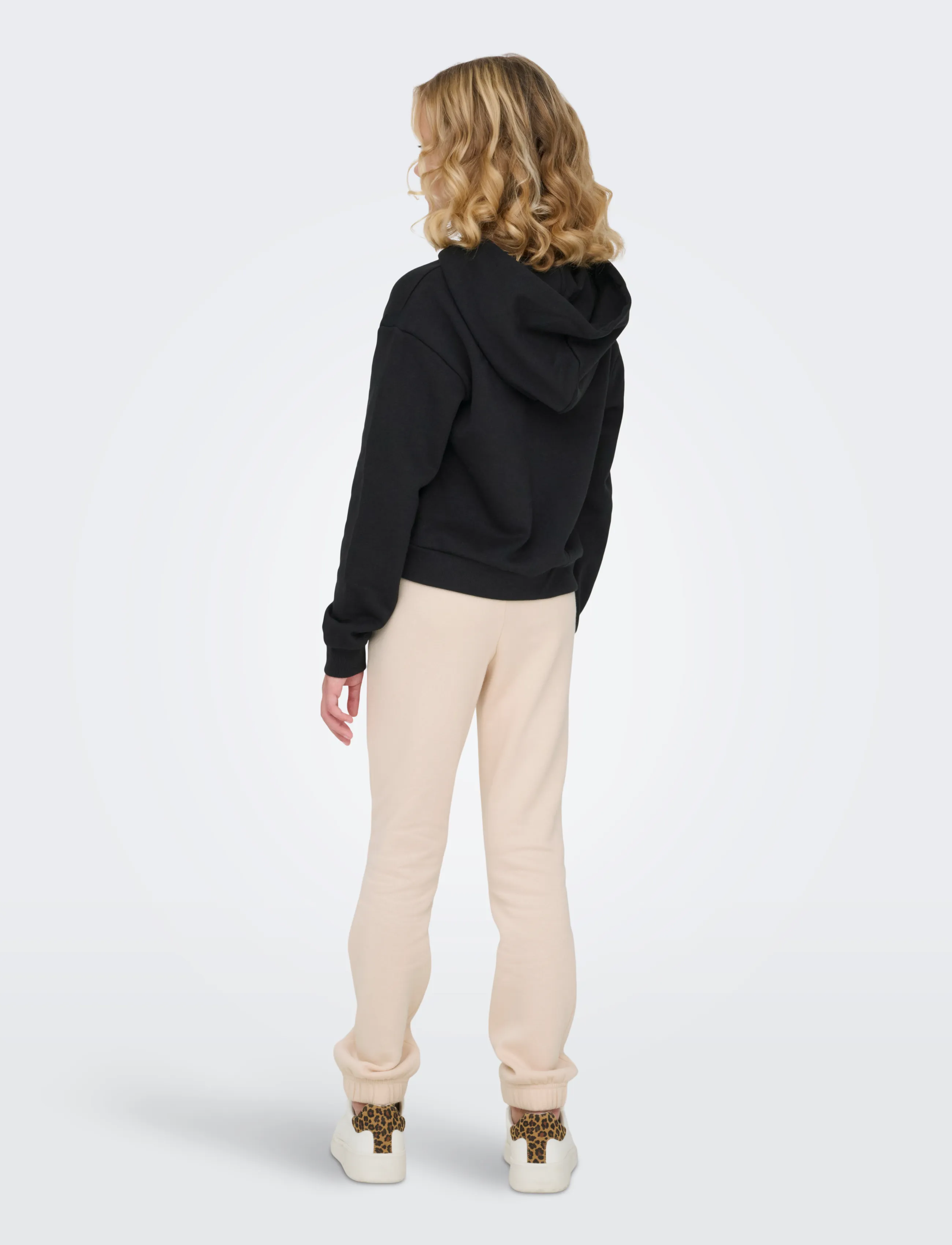 Kids Only - KOGCOOPER LIFE HEART LS HOODIE SWT NOOS - kapuzenpullover - black - 3