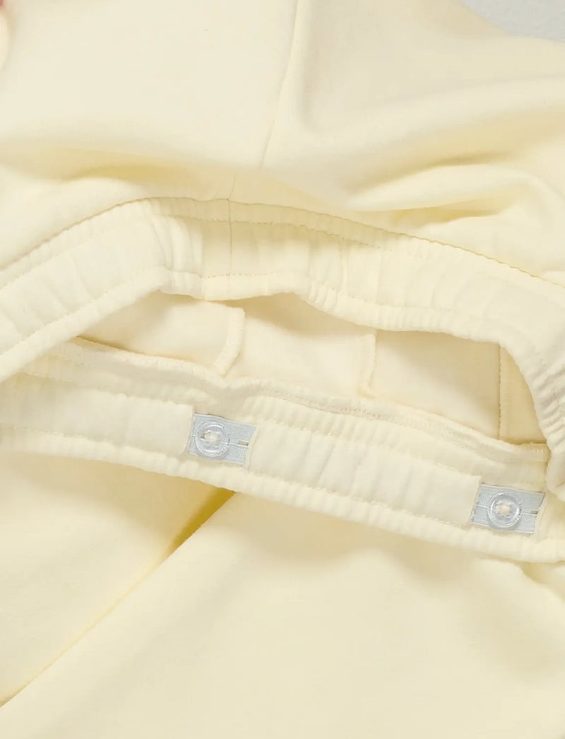 Kids Only - KOGNOOMI-VINTA LABEL PANTS CS SWT NOOS - mjukisbyxor - antique white - 2