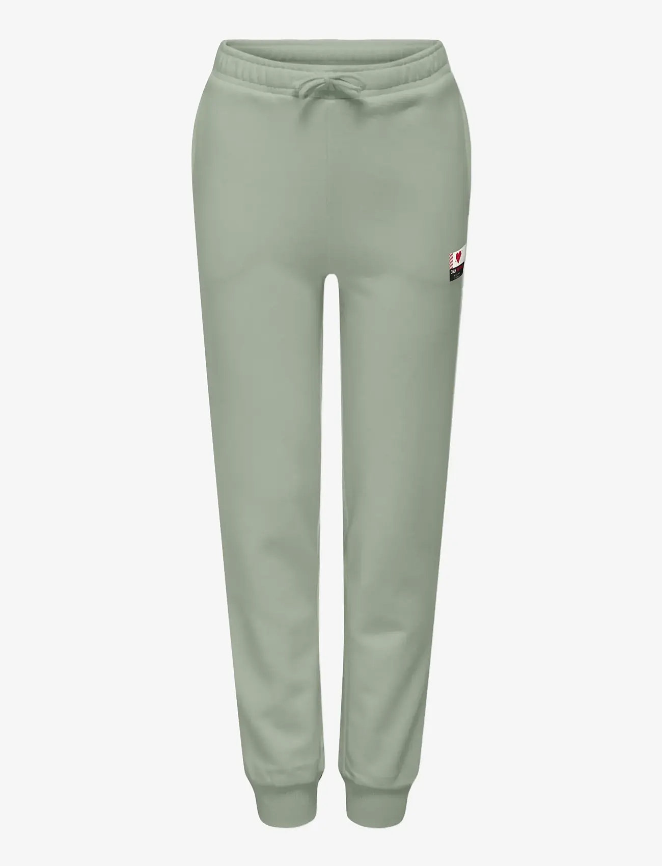 Kids Only - KOGNOOMI-VINTA LABEL PANTS CS SWT NOOS - mjukisbyxor - desert sage - 0