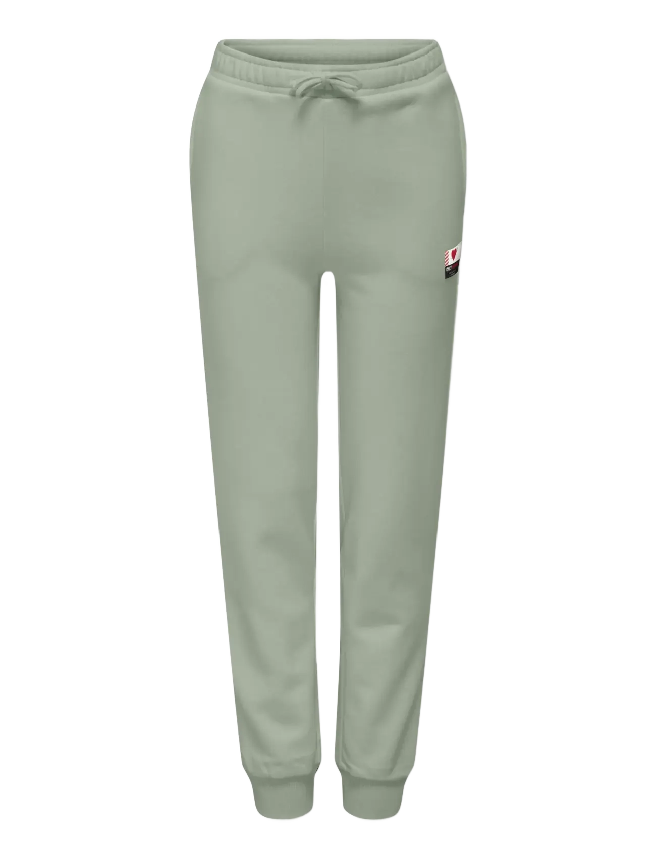 Kids Only KOGNOOMI-VINTA LABEL PANTS CS SWT NOOS - Sweatpants - DESERT SAGE / green