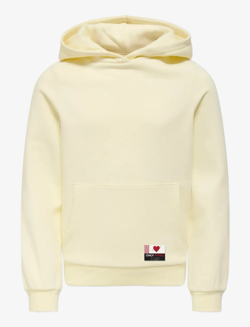Kids Only - KOGNOOMI-VINTA LABEL LS HOOD CS SWT NOOS - hættetrøjer - antique white - 0