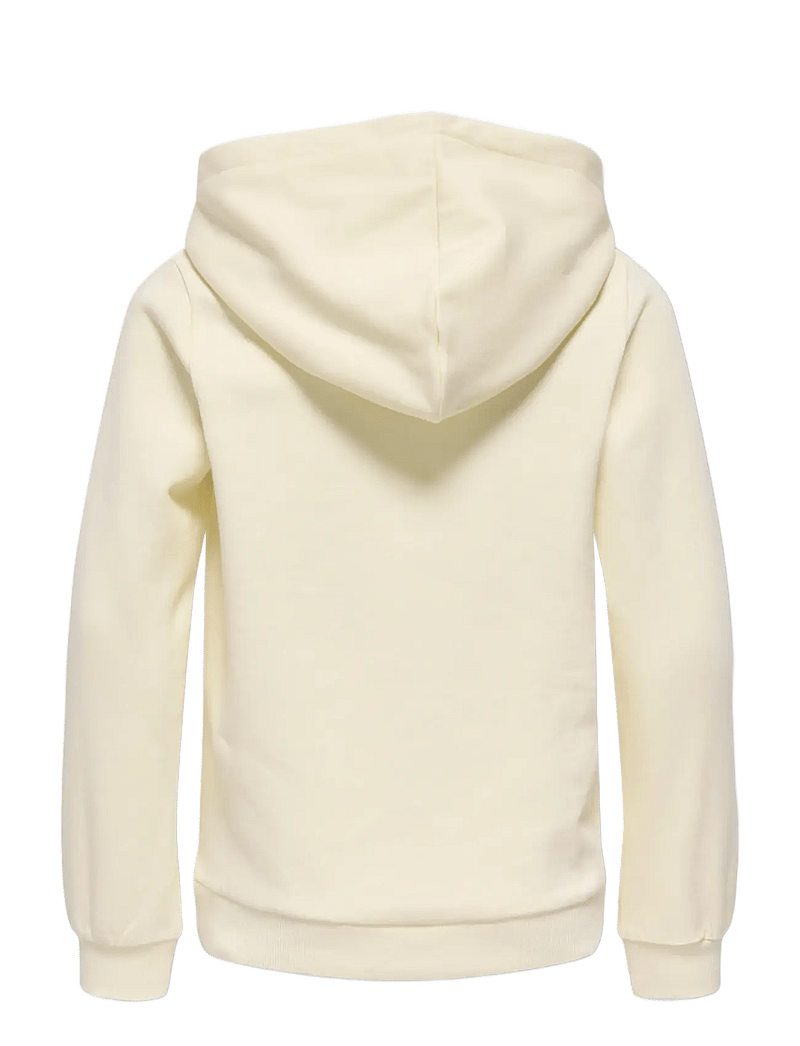 Kids Only - KOGNOOMI-VINTA LABEL LS HOOD CS SWT NOOS - kapuutsiga dressipluusid - antique white - 2