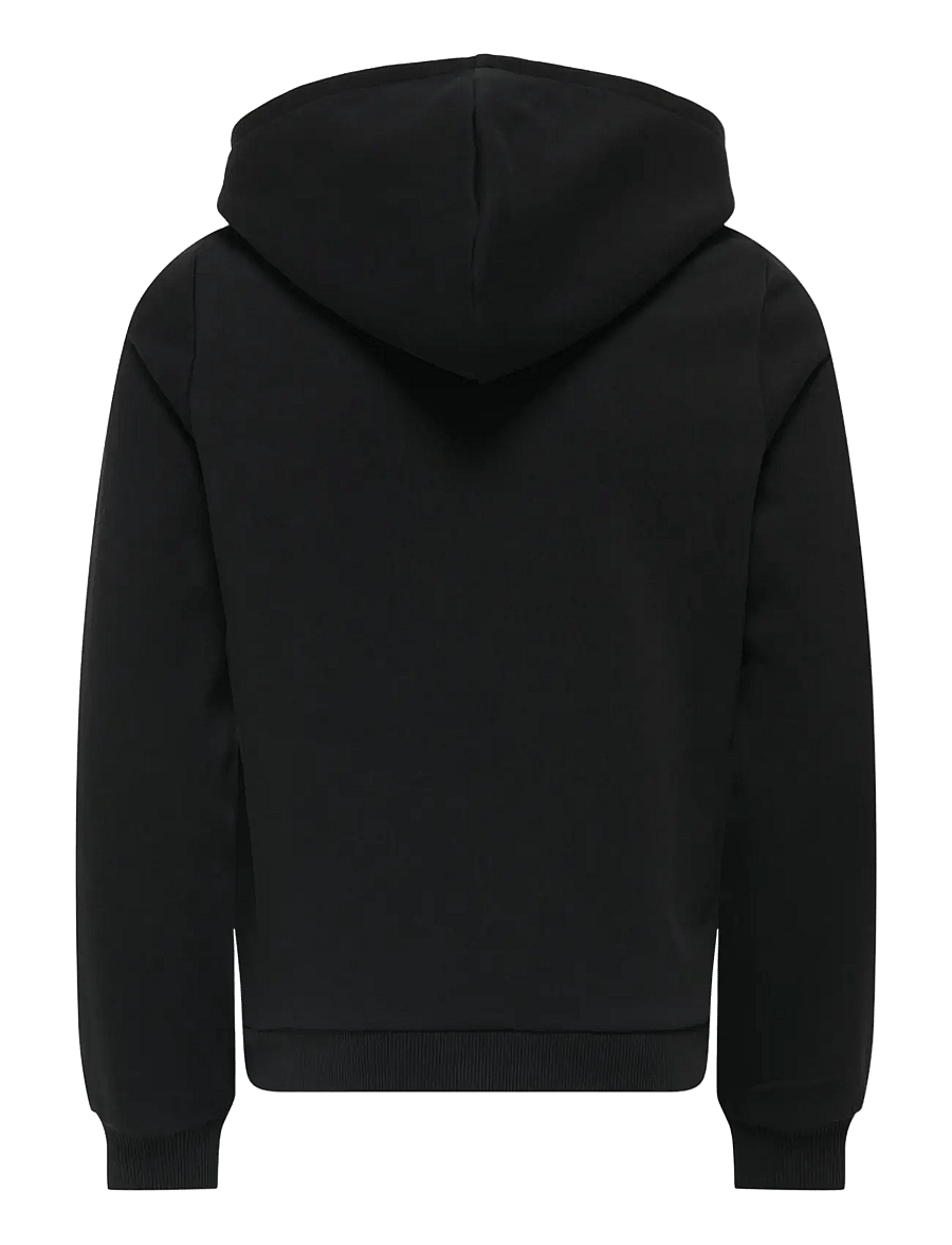 Kids Only - KOGNOOMI-VINTA LABEL LS HOOD CS SWT NOOS - kapuutsiga dressipluusid - black - 2