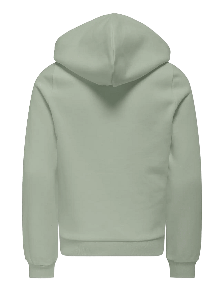 Kids Only - KOGNOOMI-VINTA LABEL LS HOOD CS SWT NOOS - kapuutsiga dressipluusid - desert sage - 1
