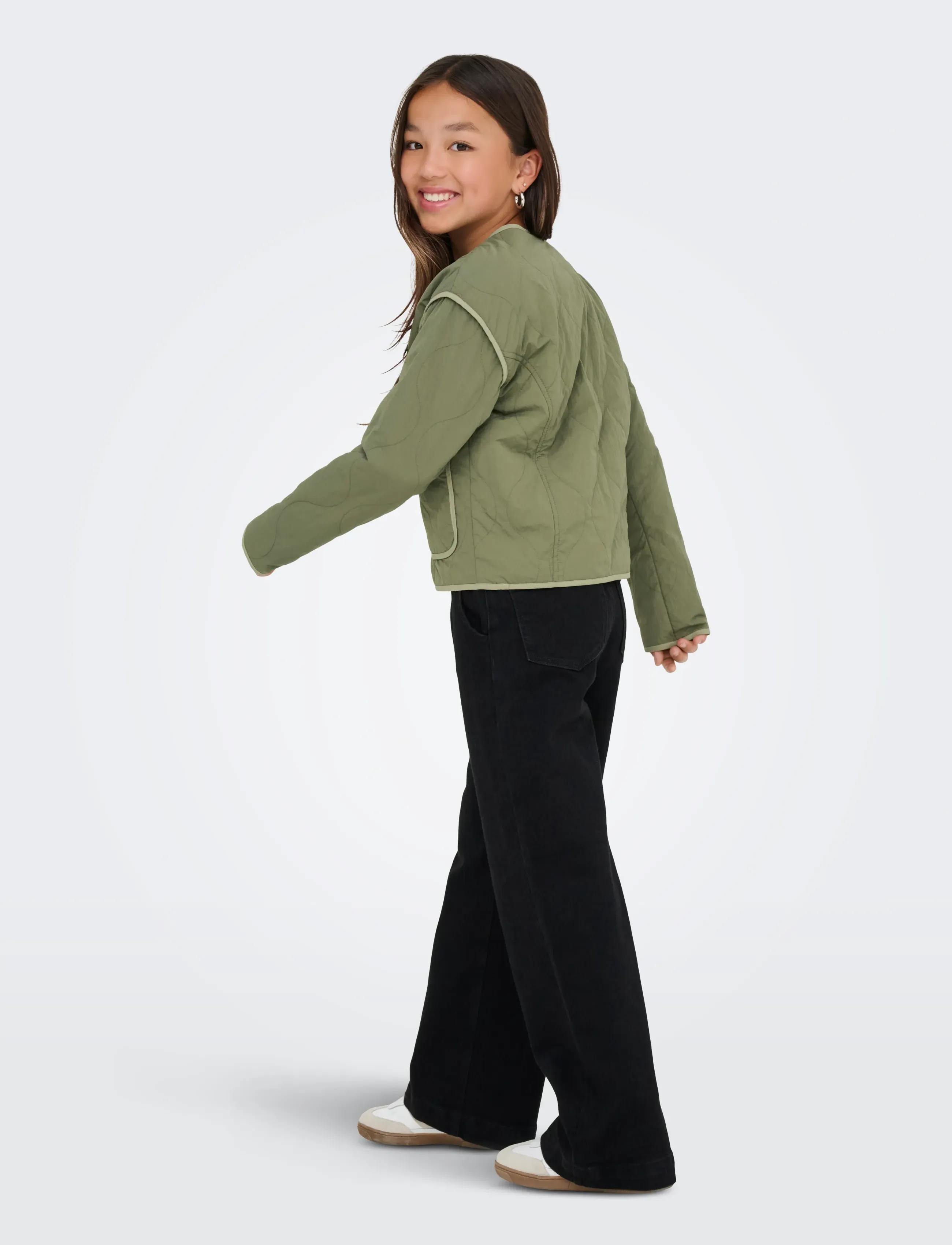 Kids Only - KOGTENNA CONTRAST QUILTED JACKET OTW - quilted jassen - mermaid - 3
