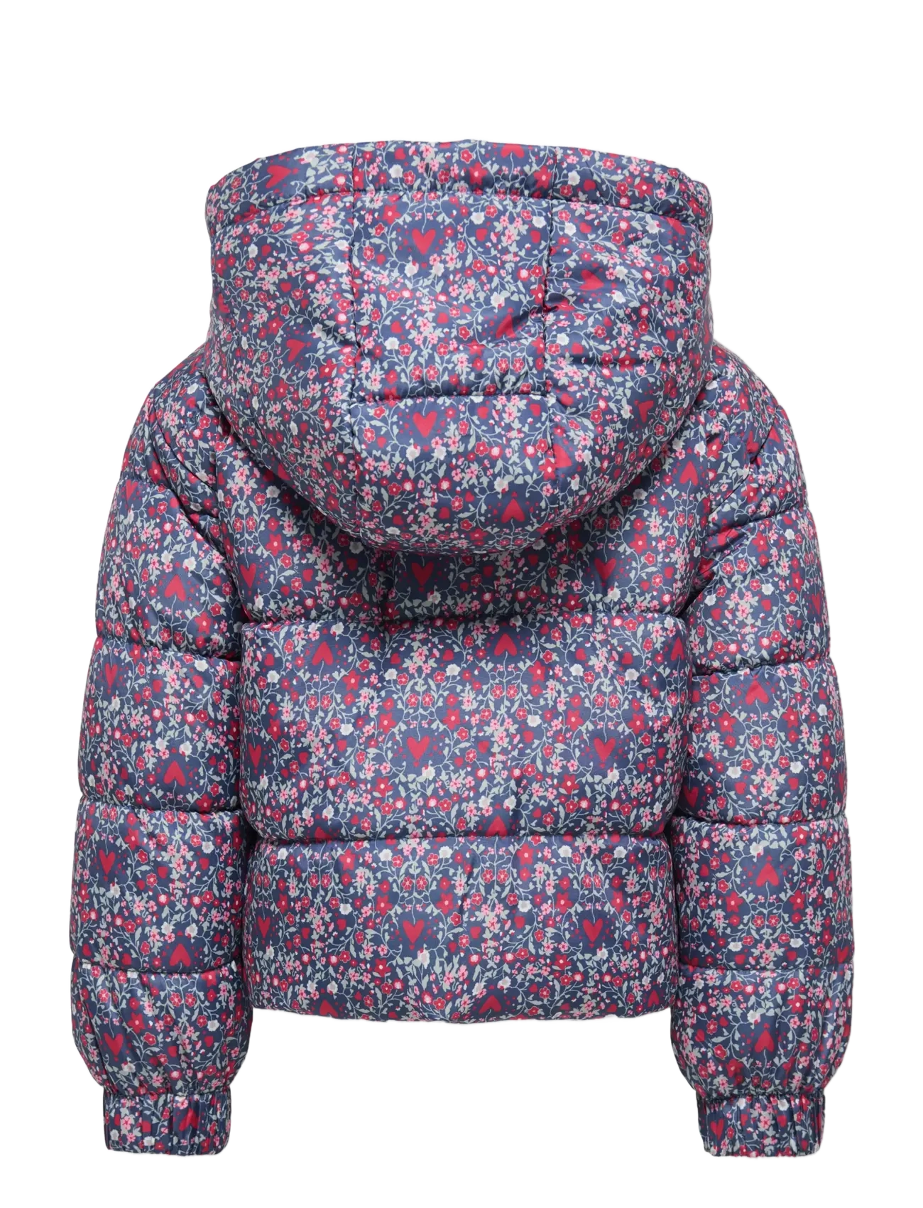 Kids Only - KMGDALIA SHORT PUF AOP JACKET OTW NOOS - winterjacke - vintage indigo - 1