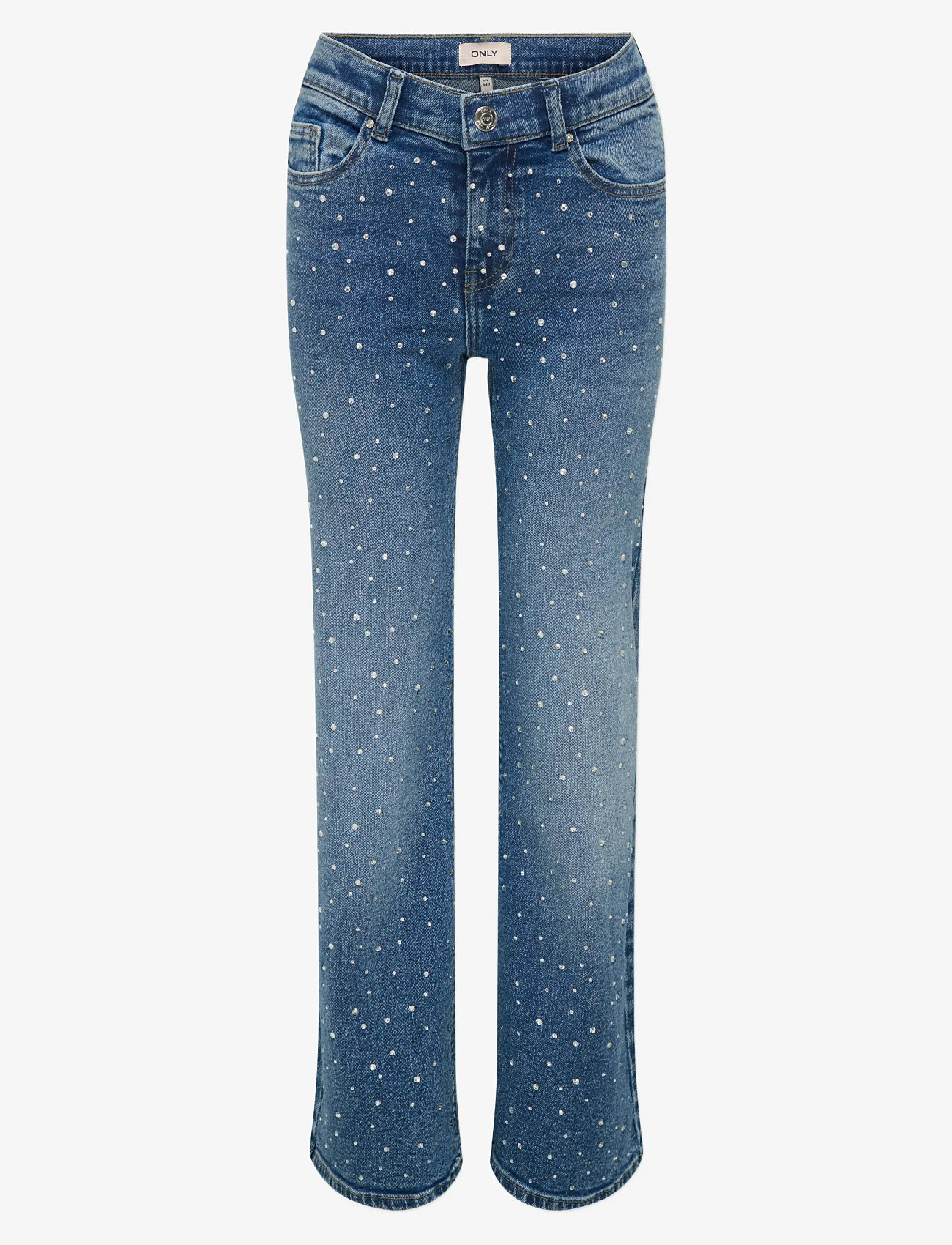 Kids Only - KOGJUICY RHS WIDE LEG DNM CRO557 NOOS - brede jeans - medium blue denim - 1