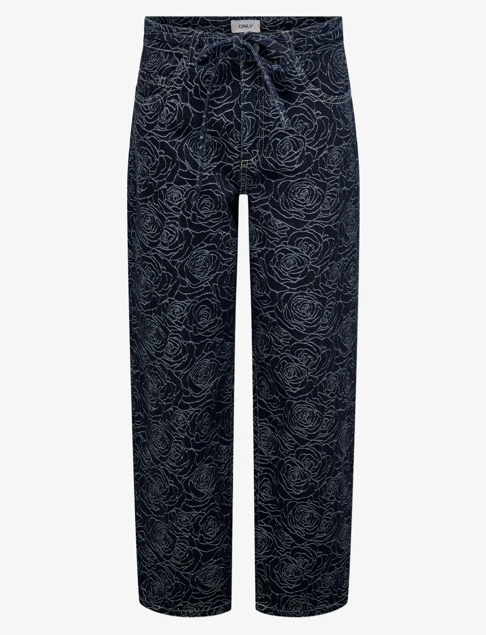 Kids Only - KOGGIANNA MW STRAIGHT FLOWER DNM BJ - regular jeans - dark blue denim - 1